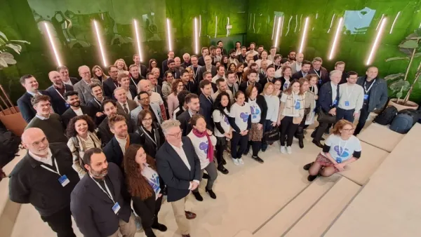 Some of the Future Ready event attendees pose with the organizing team.